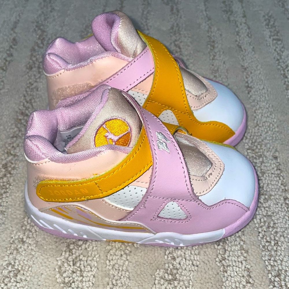 *NEVER WORN* Jordan 8 Retro Light Arctic Pink Toddler Size 6c
